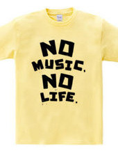 NO MUSIC, NO LIFE. ノーミュージックノーライフ ロゴ