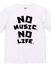 NO MUSIC, NO LIFE. ノーミュージックノーライフ ロゴ