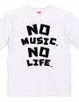 NO MUSIC, NO LIFE. ノーミュージックノーライフ ロゴ