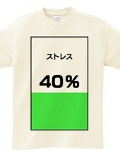 ストレス４０％