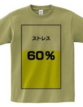 ストレス６０％