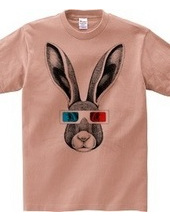 Hare with 3D glasses