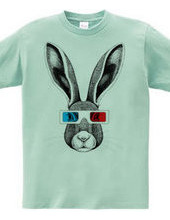 Hare with 3D glasses