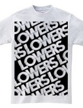 LOWERS ALL LOGO BLACK TEE