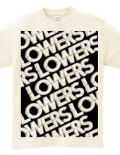 LOWERS ALL LOGO BLACK TEE