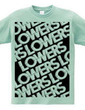 LOWERS ALL LOGO BLACK TEE