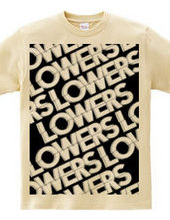 LOWERS ALL LOGO BLACK TEE