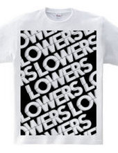 LOWERS ALL LOGO BLACK TEE