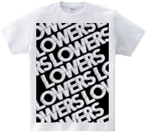 LOWERS ALL LOGO BLACK TEE