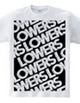 LOWERS ALL LOGO BLACK TEE