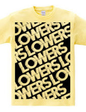 LOWERS ALL LOGO BLACK TEE