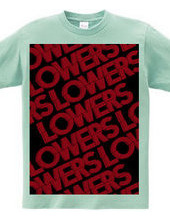 LOWERS ALL LOGO RED TEE