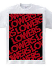 LOWERS ALL LOGO RED TEE