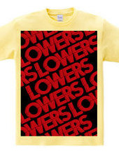 LOWERS ALL LOGO RED TEE