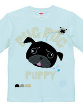 PUG PUG PUPPY パグパグパピー パグ黒