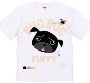 PUG PUG PUPPY パグパグパピー パグ黒