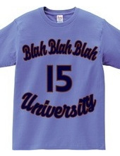 Blah Blah Blah University # 15