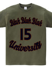 Blah Blah Blah University # 15