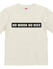 NO WORK NO RICE