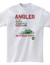 ANGLER FROG フロッグルアーTシャツ1-ビンテージ風