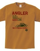 ANGLER FROG フロッグルアーTシャツ1-ビンテージ風