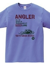 ANGLER FROG frog lure T shirt 1 - vintag