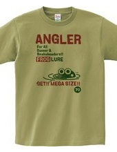 ANGLER FROG frog lure T shirt 1 - vintag