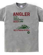 ANGLER FROG frog lure T shirt 1 - vintag