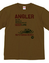 ANGLER FROG frog lure T shirt 1 - vintag