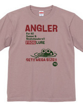 ANGLER FROG フロッグルアーTシャツ1-ビンテージ風