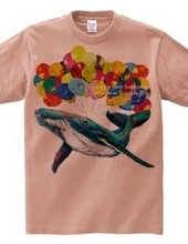 希望のクジラTシャツ