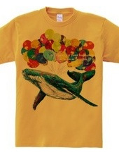 希望のクジラTシャツ