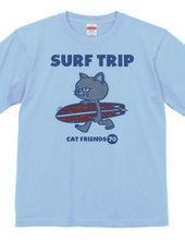 SURF TRIP-cat friends-vintage style