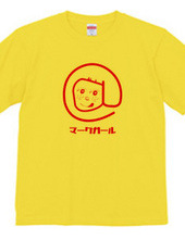 マタニティTシャツ Baby with me 赤