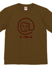 マタニティTシャツ Baby with me 赤