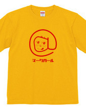 マタニティTシャツ Baby with me 赤