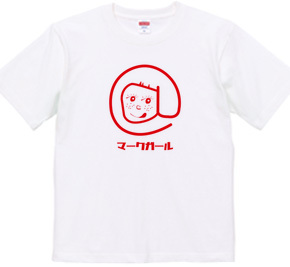 マタニティTシャツ Baby with me 赤