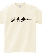 サカナ- 釣り人Tシャツ