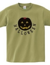 カボチャじゃないよミカンだよ!　黒 ハロウィーンTシャツ