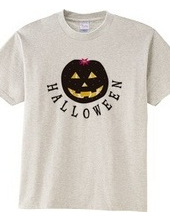 カボチャじゃないよミカンだよ!　黒 ハロウィーンTシャツ