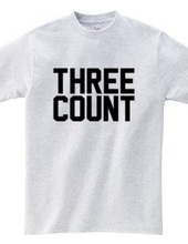 THREE COUNT 3カウント プロレス シンプルロゴ