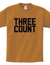 THREE COUNT 3カウント プロレス シンプルロゴ