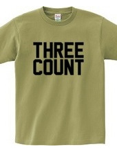 THREE COUNT 3 count wrestling simple logo