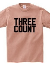 THREE COUNT 3 count wrestling simple logo