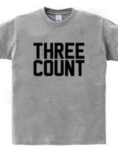 THREE COUNT 3カウント プロレス シンプルロゴ