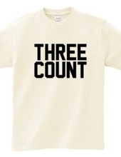 THREE COUNT 3カウント プロレス シンプルロゴ