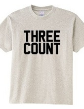 THREE COUNT 3 count wrestling simple logo