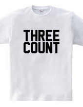 THREE COUNT 3 count wrestling simple logo