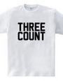 THREE COUNT 3カウント プロレス シンプルロゴ