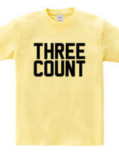 THREE COUNT 3カウント プロレス シンプルロゴ